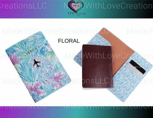 Floral Passport Cover