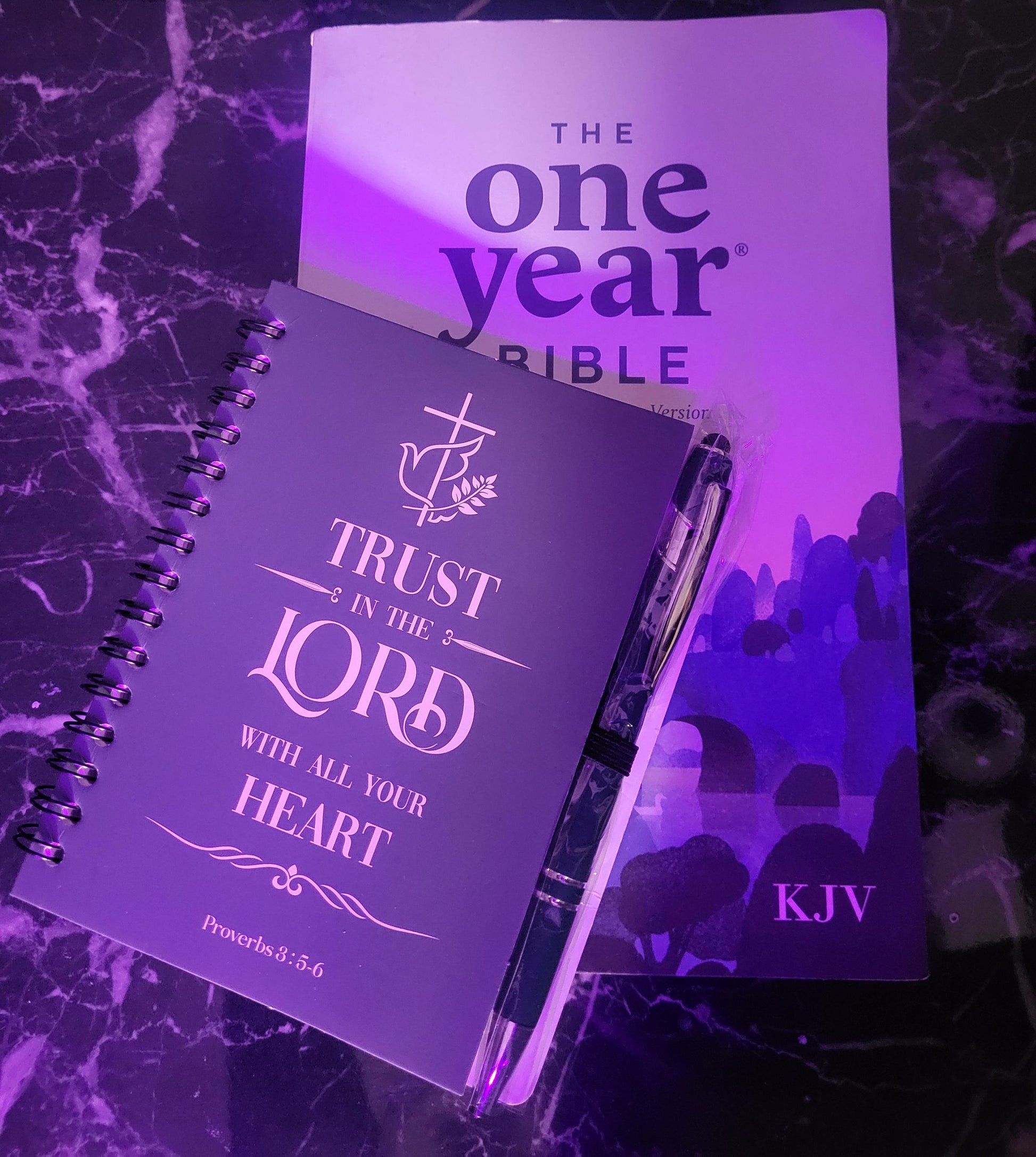 Inspirational Scripture Notepad & Pen Sets, Christian Spiral Bible Notebook, Note Taking, Bible Study Journal, Christian Gift Sets